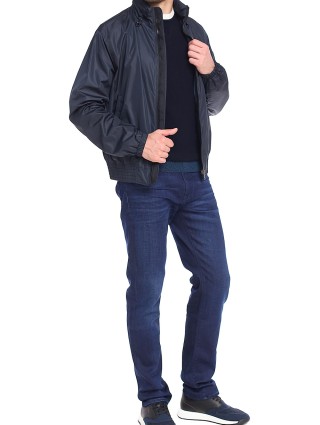 Тёмно-синий свитер BOSS: фото 1 - Invogue